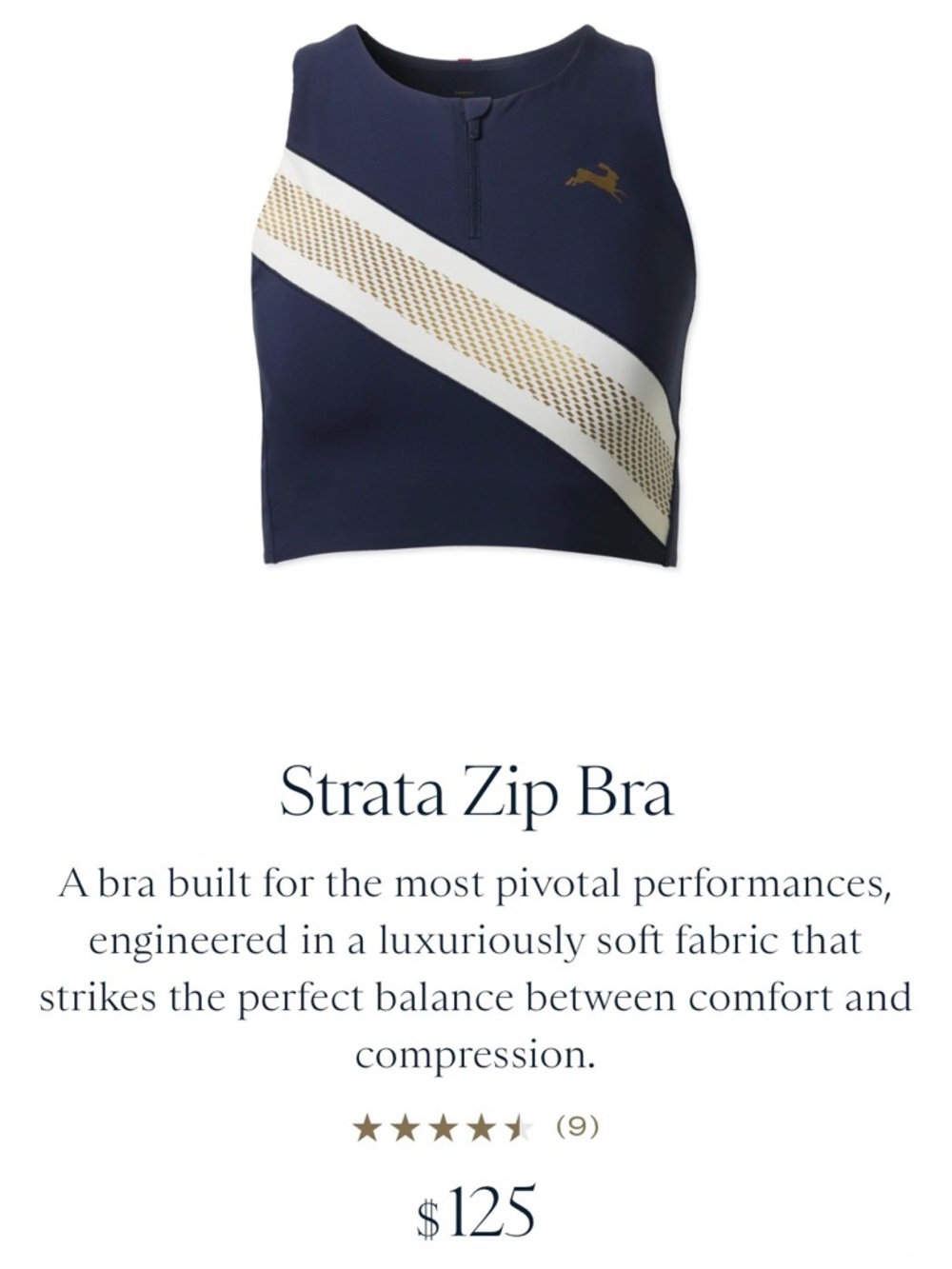 Tracksmith Women’s Strata Zip Racing crop XS - Picture 5 of 5